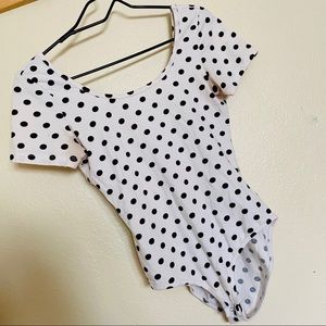 Polka dot bodysuit
